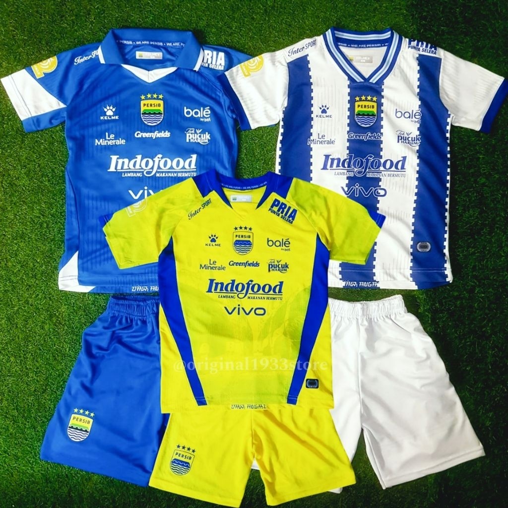 Jersey Persib Anak 2025/2026 Grade Ori Baju Bola Anak Setelan Baju Bola Anak