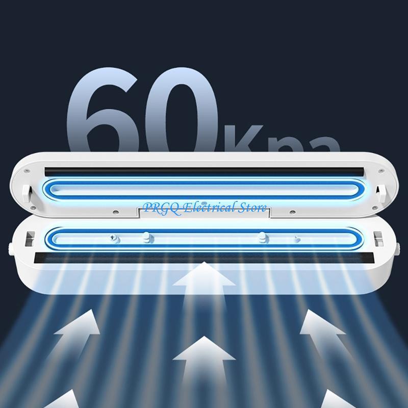 Vacuum Sealing Machine Kitchen Sealer Efficient Home Vacuum Sealer Plastic Texture Kitchen Vacuum Se