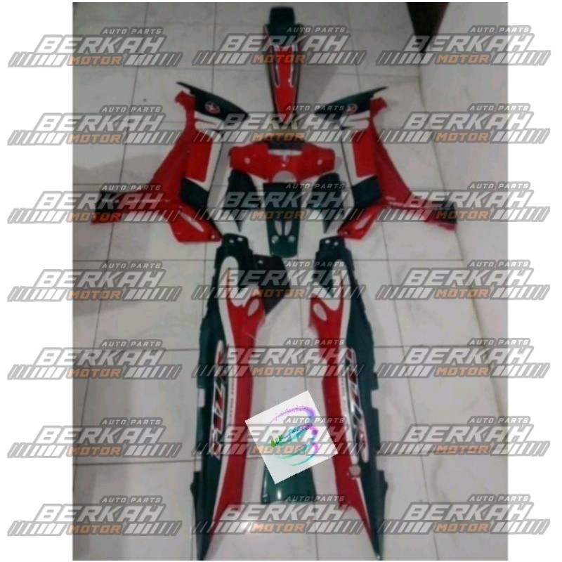 Cover Body Fizr F1zr Caltex Hijau Merah Full Set Halus Cover Bodi Yamaha Fiz r