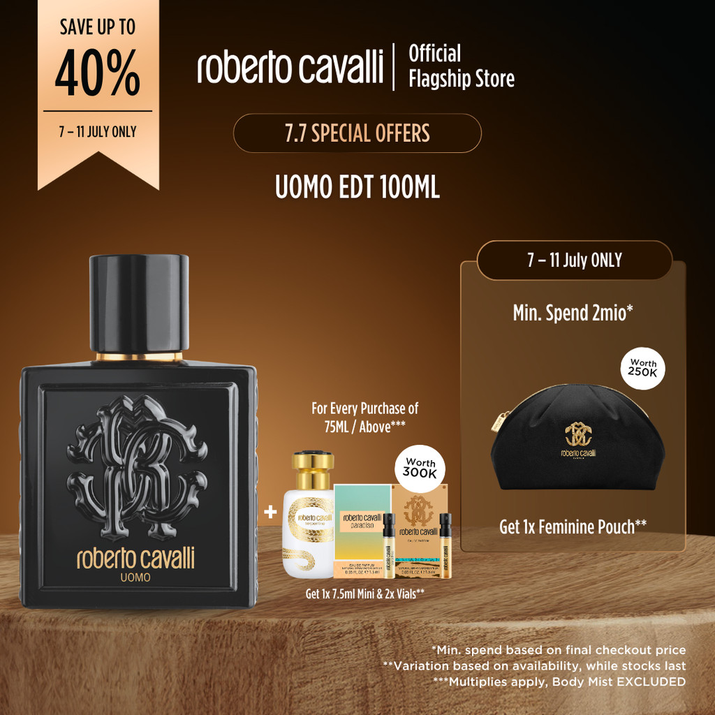 Roberto Cavalli UOMO EDT 100ml - Parfum Pria