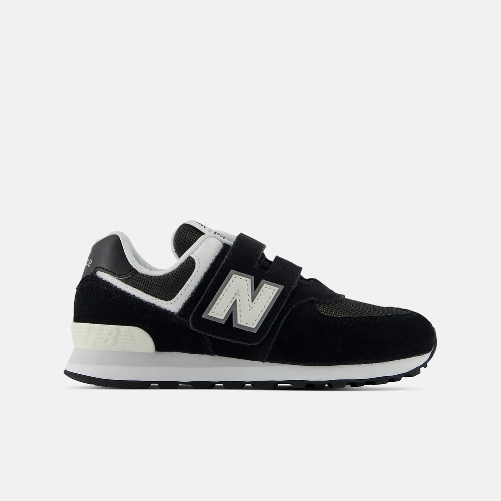 Sepatu Sneakers Anak New Balance 574 Hook & Loop Black Original P574755