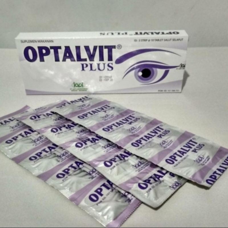 [TERLARIS] Optalvit Plus Tablet Vitamin Mata Dewasa