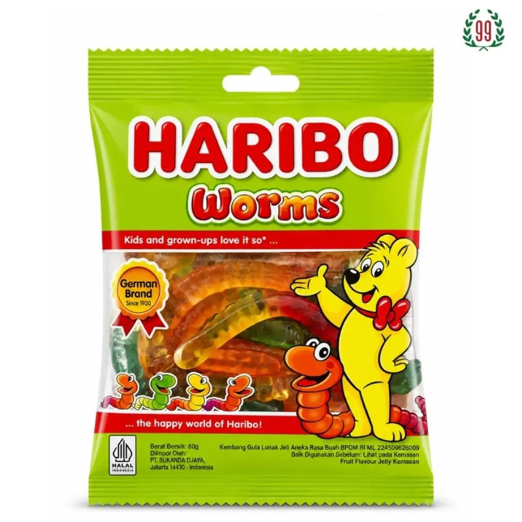 COD Haribo Hb-Worms 80Gr
