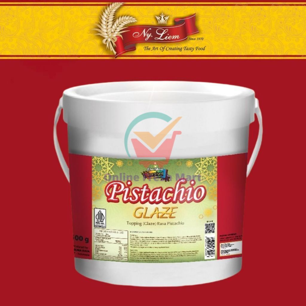 CHEFMATE Glaze Pistachio 500 gr - Fasyanita Online Fresh Mart Denpasar