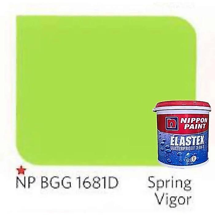 Cat Nippon Elastex 4Kg / Np Bgg 1681 D Spring Vigor / Hijau Bolu Panda
