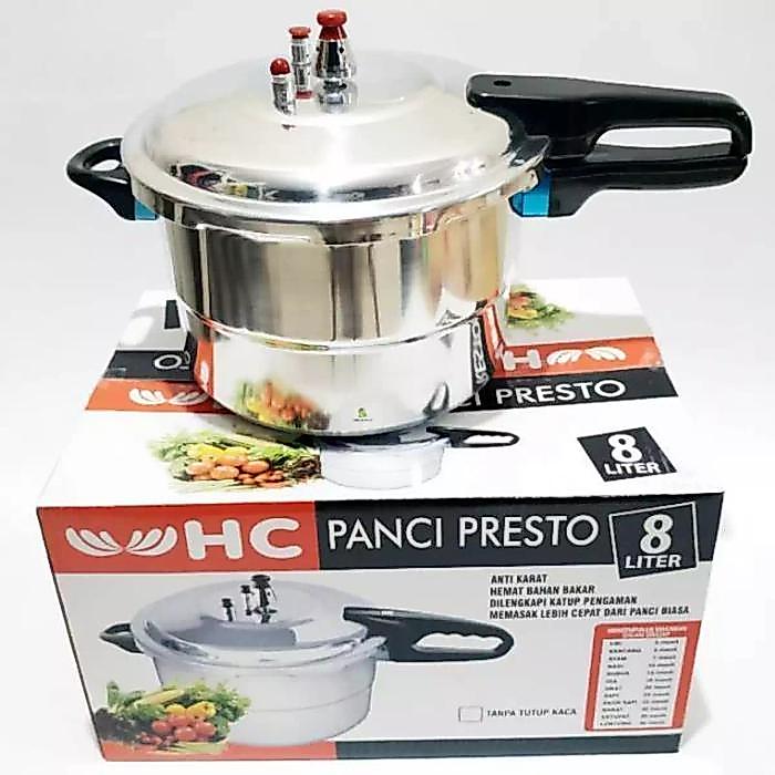 Official Panci Presto Happy Call / Hc Press Cooker 8 Liter (Tanpa Kaca) Original