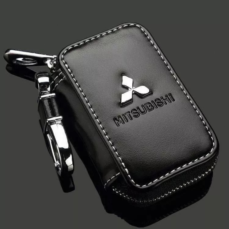 Dompet Gantungan Kunci Mobil Motor Car Leather Protection Key Case Cover PU Leather Logo Toyota Saru