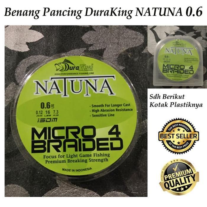 Benang/Senar Pancing Duraking NATUNA PE 0.6 - Hijau Fluo