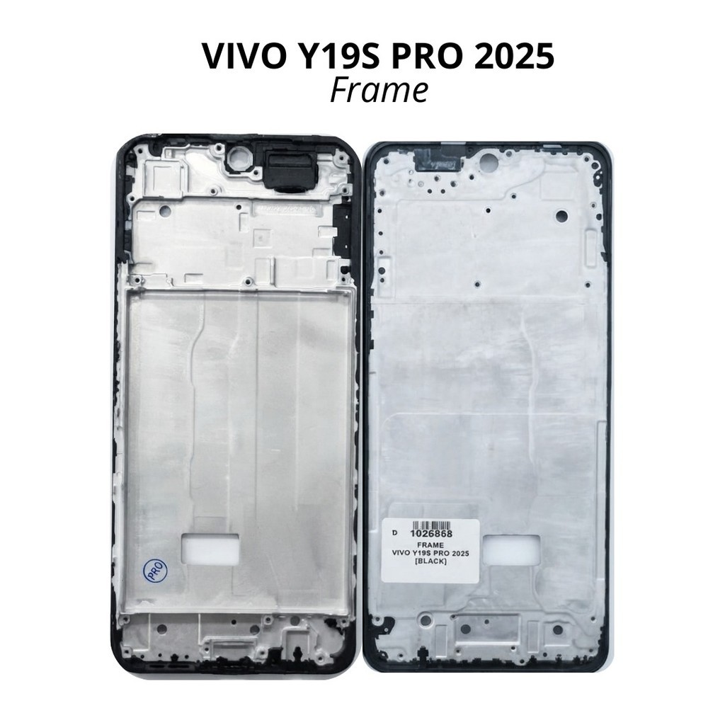 76 Frame Vivo Y19S Pro 2025 - Tulang Tengah Tatakan LCD & Mesin