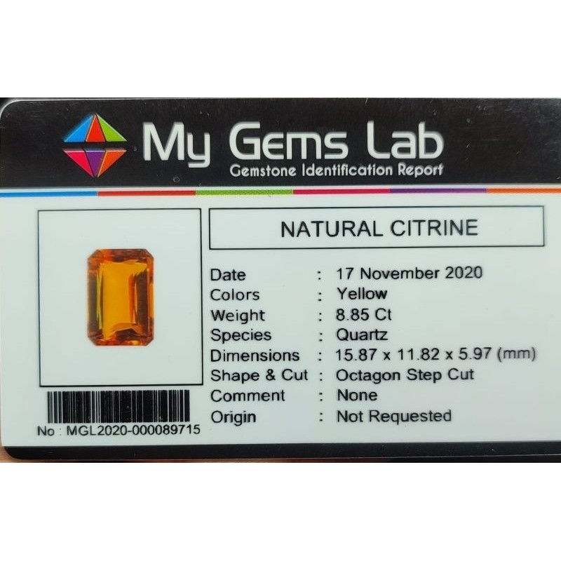 BATU CITRINE ASLI NATURAL BERSERTIFIKAT TOP QUALITY