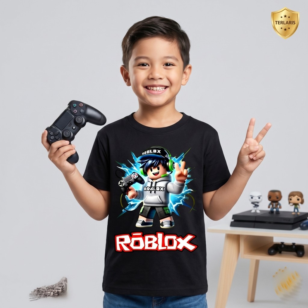 Kaos Anak Roblox Original Squad Roblox Terviral Anak Game Roblox
