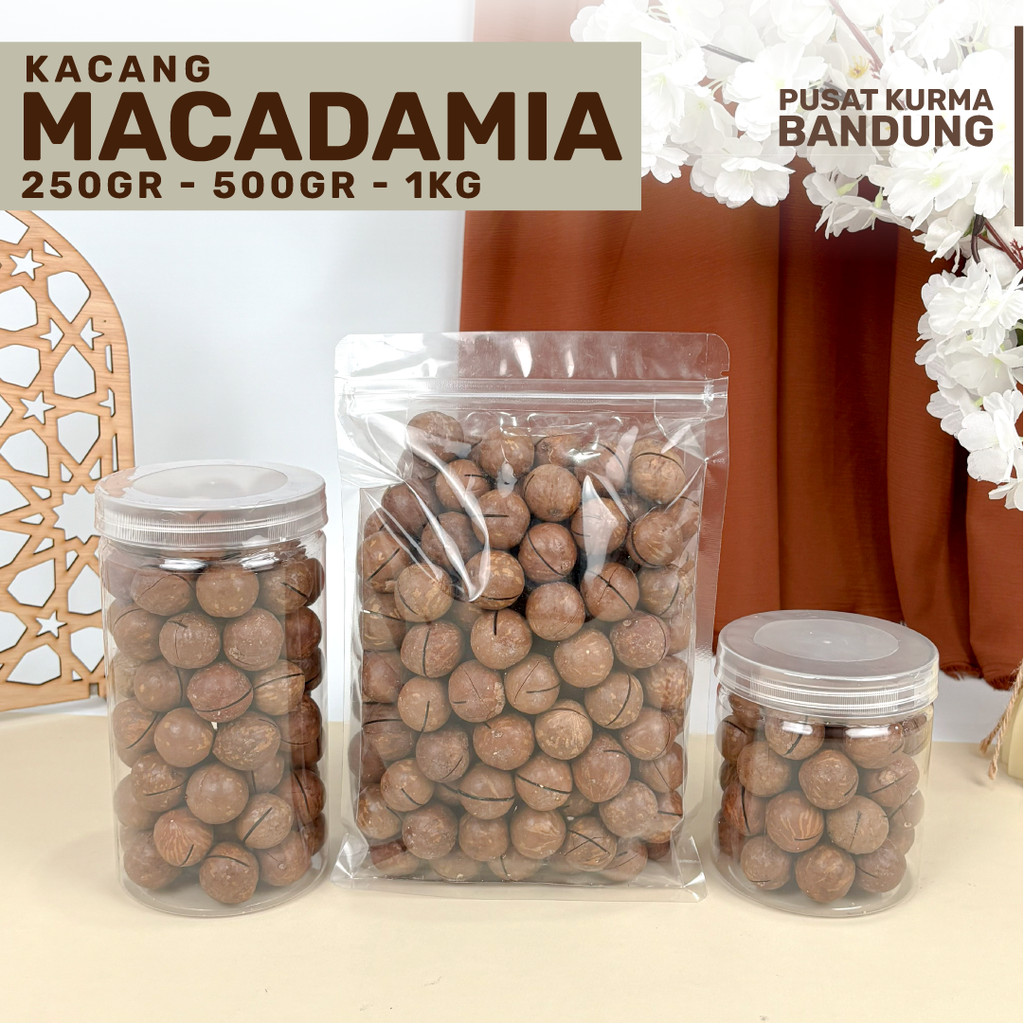 Kacang Macademia Roasted Milk Kemasan Premium