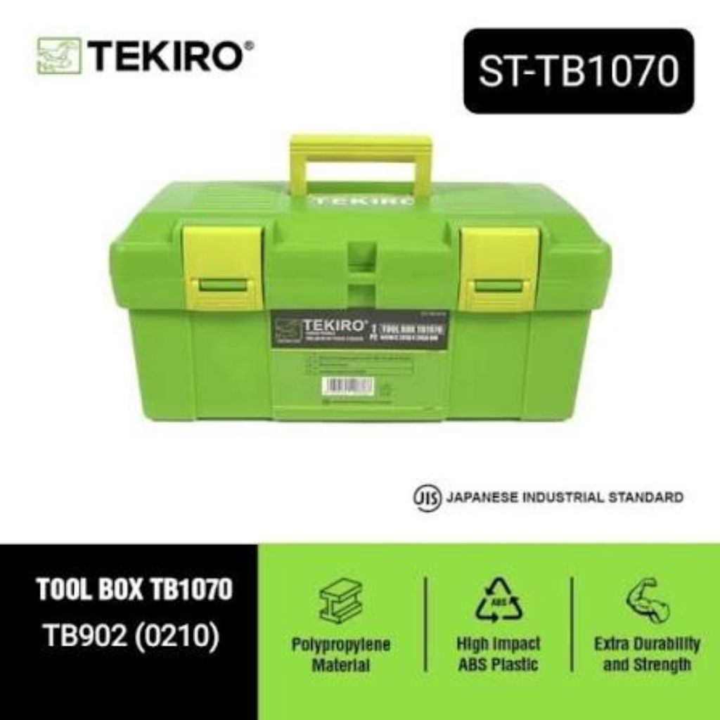 (TEKIRO) (TB 1070/71) TOOL BOX PVC TB-901(0201),TB-902(0210)TB-905(0205)
