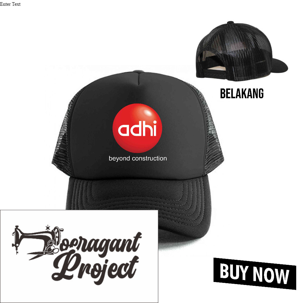topi jaring adhi karya / trucker hat adhi karya