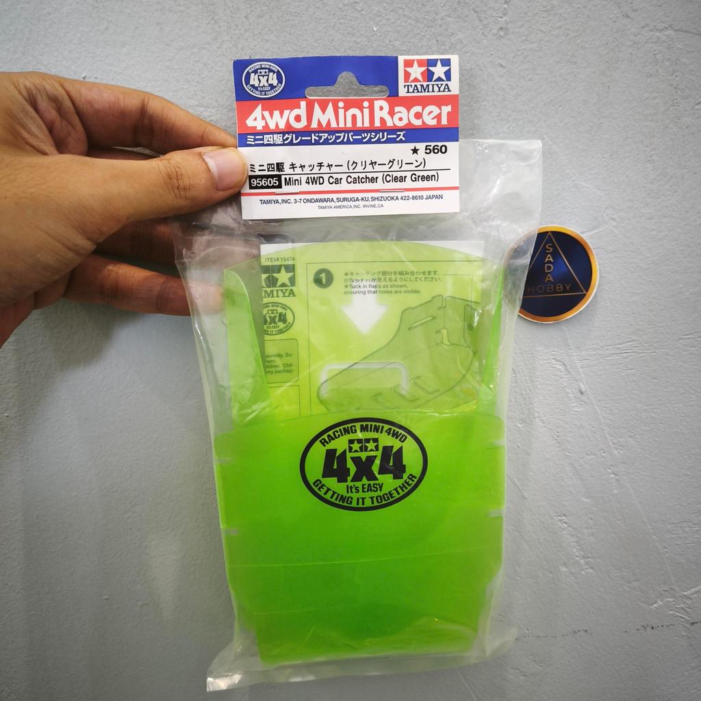 Tamiya 95605 Mini 4WD Car Catcher (Clear Green)