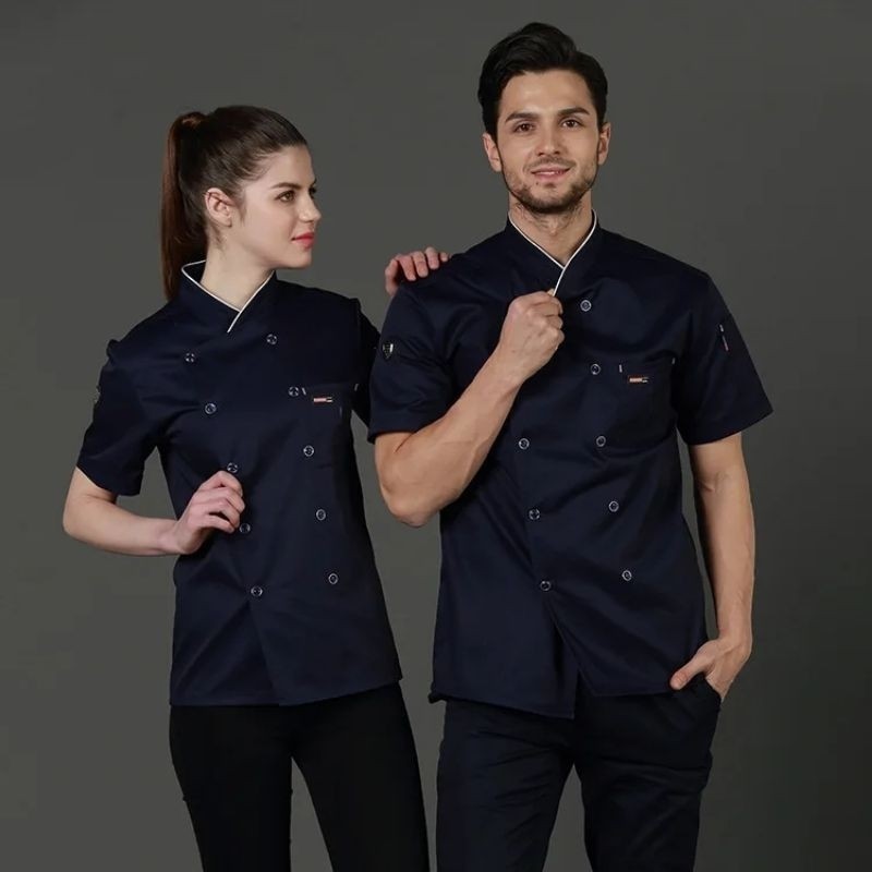 Chef Jacket / Chef Uniform Premium / Baju Koki Chef Unisex
