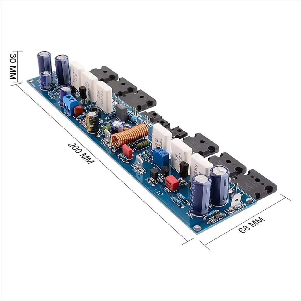 (BOFF) 2Pcs L10 Sound Amplifier Board 300W HiFi 20 Channel Class AB Power Amplifiers Amp Transistor 