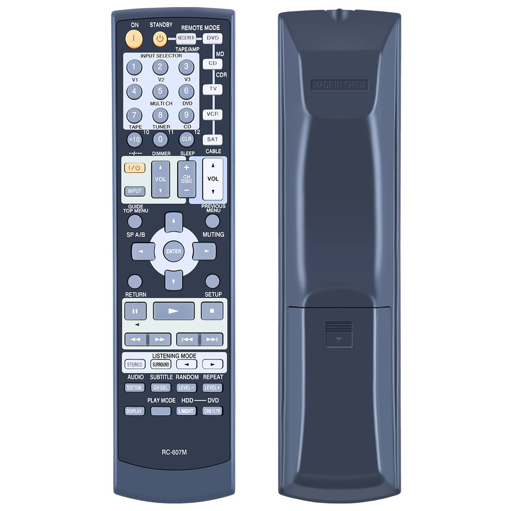 RC-607M Remote Control 24140607 Fit for Onkyo AV Receiver HT-SR503 TX-SR503S TX-SR8350 TX-SR503E