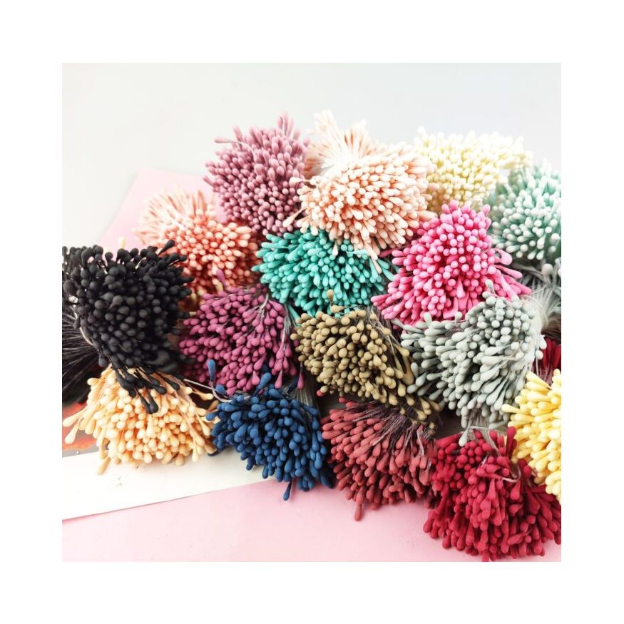 1 Ikat Putik Bunga Artificial Benang Sari untuk Giant Flower Bunga Kertas DIY Dekorasi Kerajinan Art