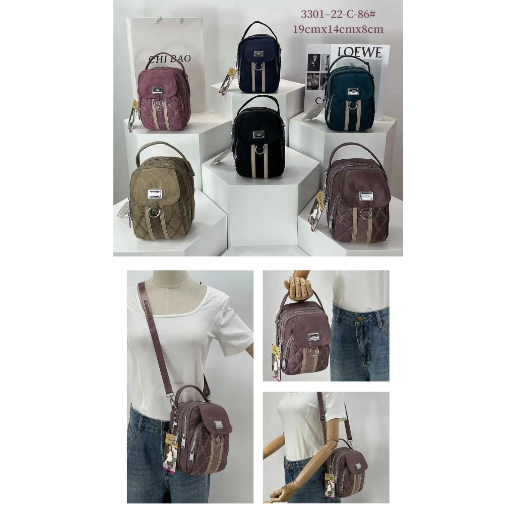 ( CHIBAO ) Tas Selempang Wanita  3301-22-C-86 Lis