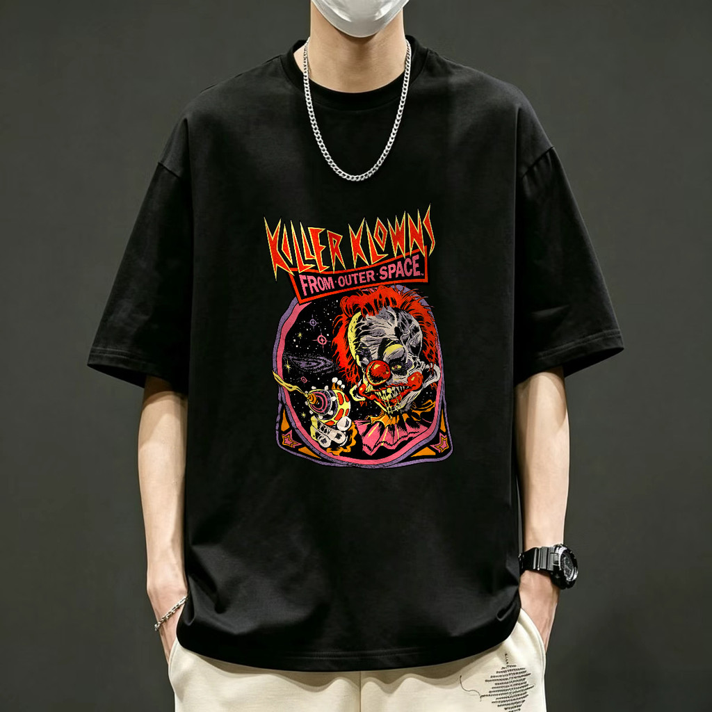 Kaos Band Ulver From Outer Space Kaos Vintage T Shirt Unisex Desain Retro Amerik Alien Badut Luar An
