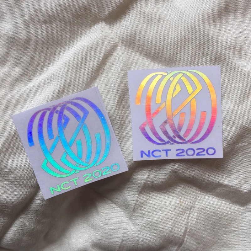 NCT 2020 LOGO HOLOGRAM NCT HOLO LOGO MURAH