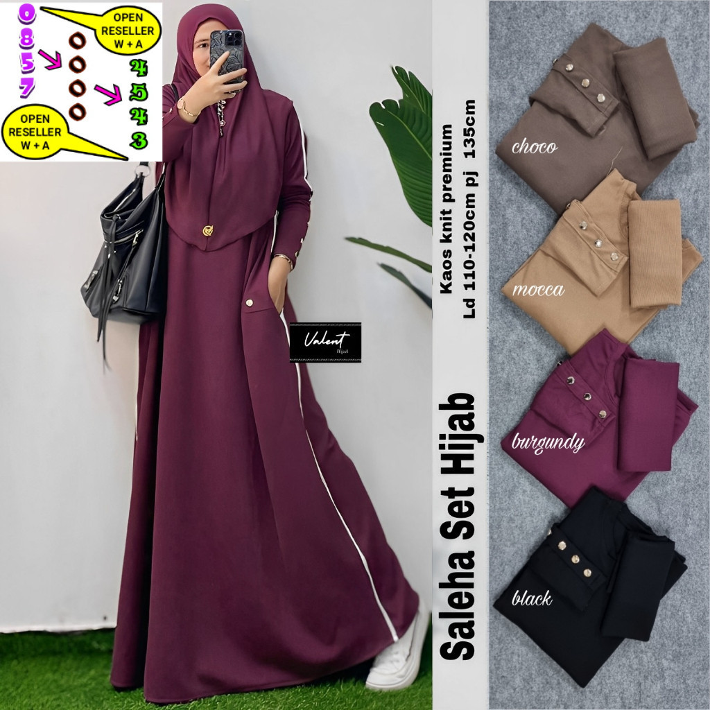 open RESELLER SALEHA SET HIJAB    by VaLeNT