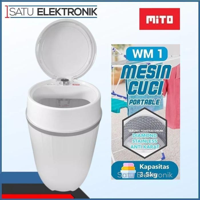 Mito WM1 Mesin Cuci Portable Mini 3,5 Kg