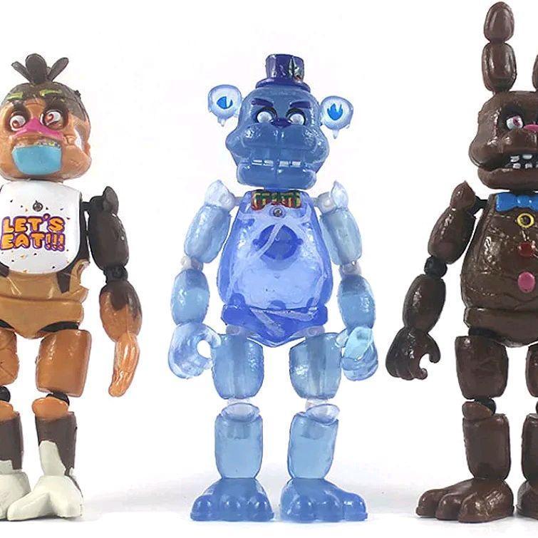 TERBARU Action Figure FNAF Chocolate Edition Freddy Bonnie Chica Frostbear - Kado Mainan Pajangan Ku