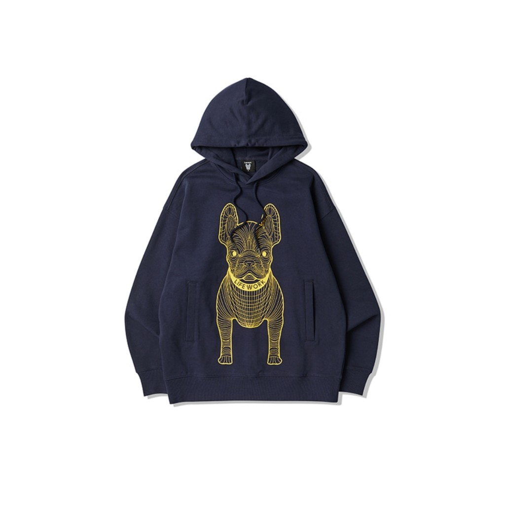 LIFEWORK Big Radog Hoodie Navy