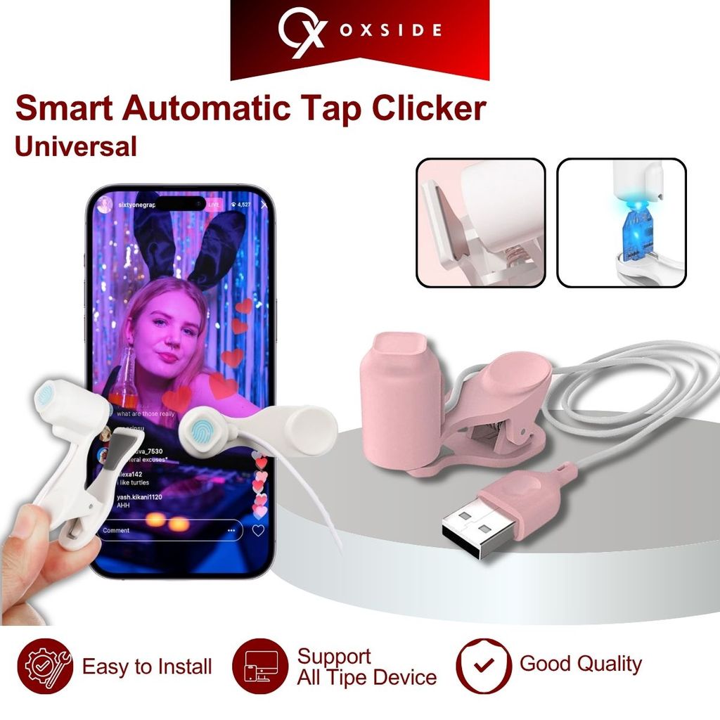 Universal Smartphone Auto Clicker Automatic Screen Tapper For Android & iOS Multifunctional Alat Pen