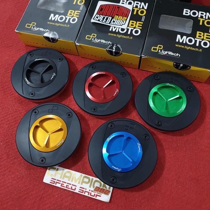 ORIGINAL Fuel Cap Spin Lock Tutup Tangki Lightech New Model Z650 Z900 2017 UP
