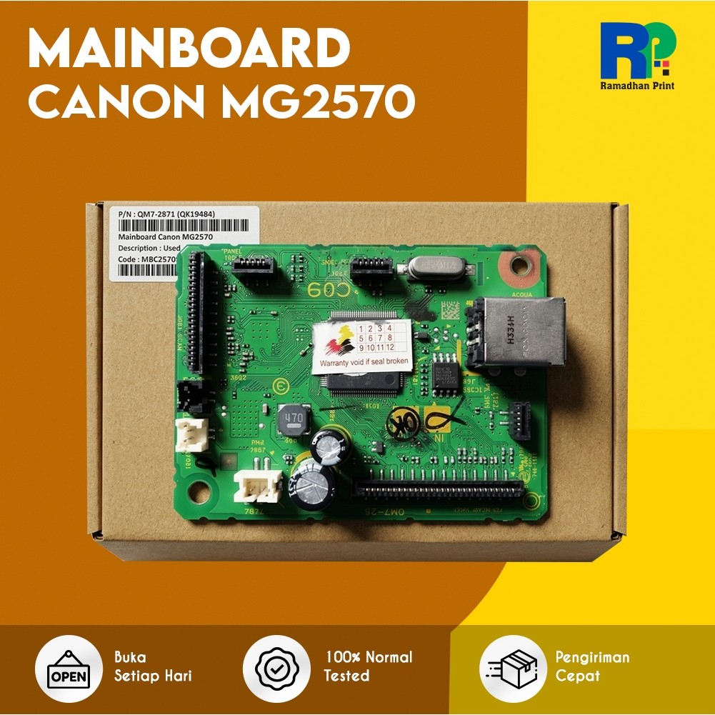 Mainboard Printer MG2570s Used iP2870 iP-2870 Logic Board IP2870 MP237 MP287 MG2570 TS307 G1000 G200