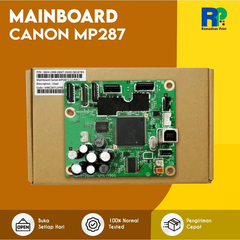 Board Canon Bekas MP287, Mainboard Mp287, Motherboard MP287 Cabutan 11