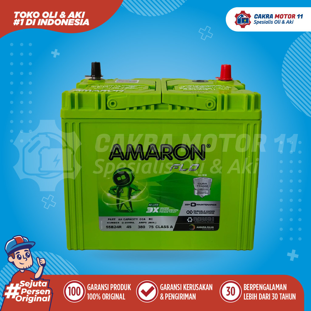 Aki Suzuki Carry Amaron Hilife Ns 60 / 55b24r 45ah