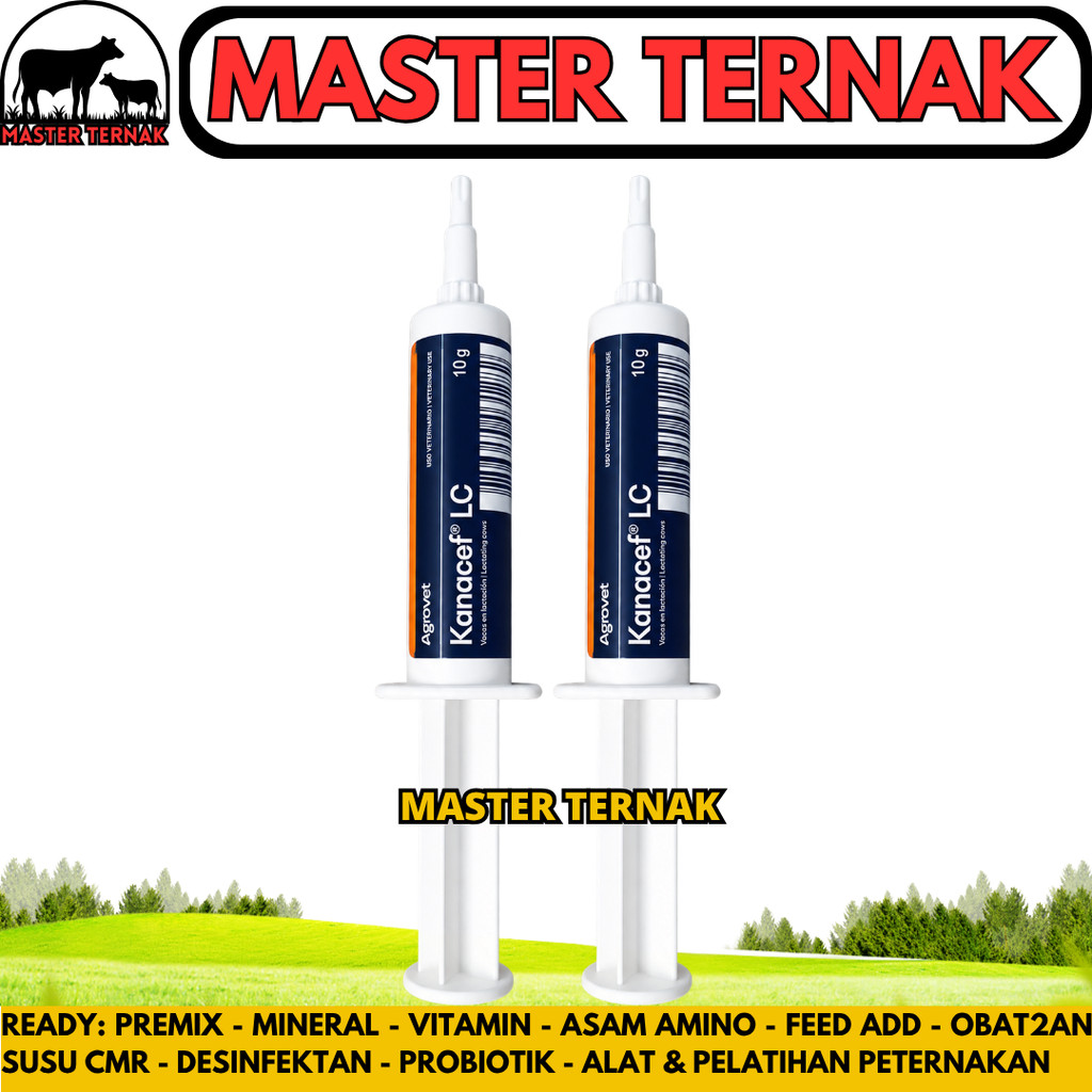 KANACEF LC AGROVET 1 PCS - Obat Mastitis Radang Ambing Sapi Perah & Kambing Perah Fase Laktasi