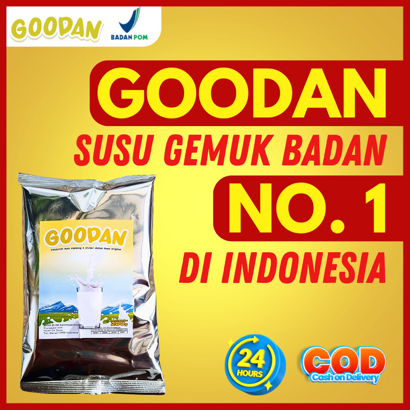 

PROMO Susu Penggemuk Badan dan Susu Penambah Berat Badan GOODAN