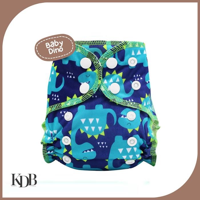 Lababy Newborn Bamboo Cotton Inner Aio Diaper | Popok Kain - Baby Dino