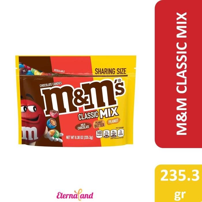 

PROMO M&M Chocolate Sharing Size - cokelat m&m aneka rasa - Classic Mix, Non Promo
