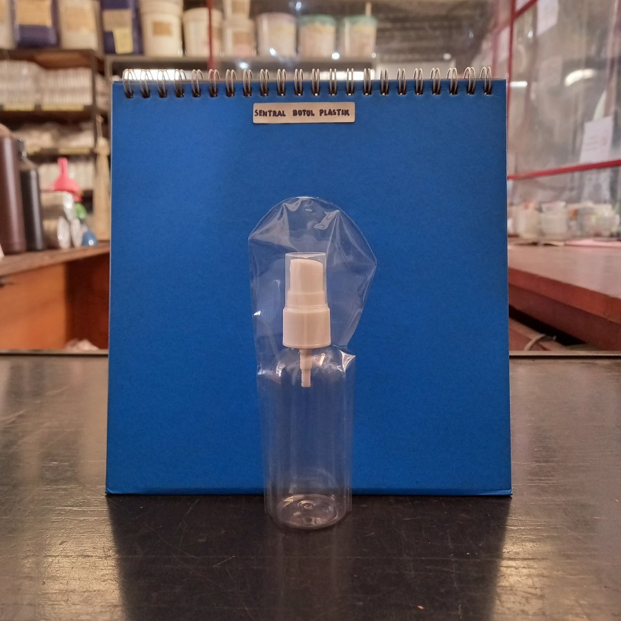Shrink Wrap Segel Plastik Lengkung Botol Spray 60ML