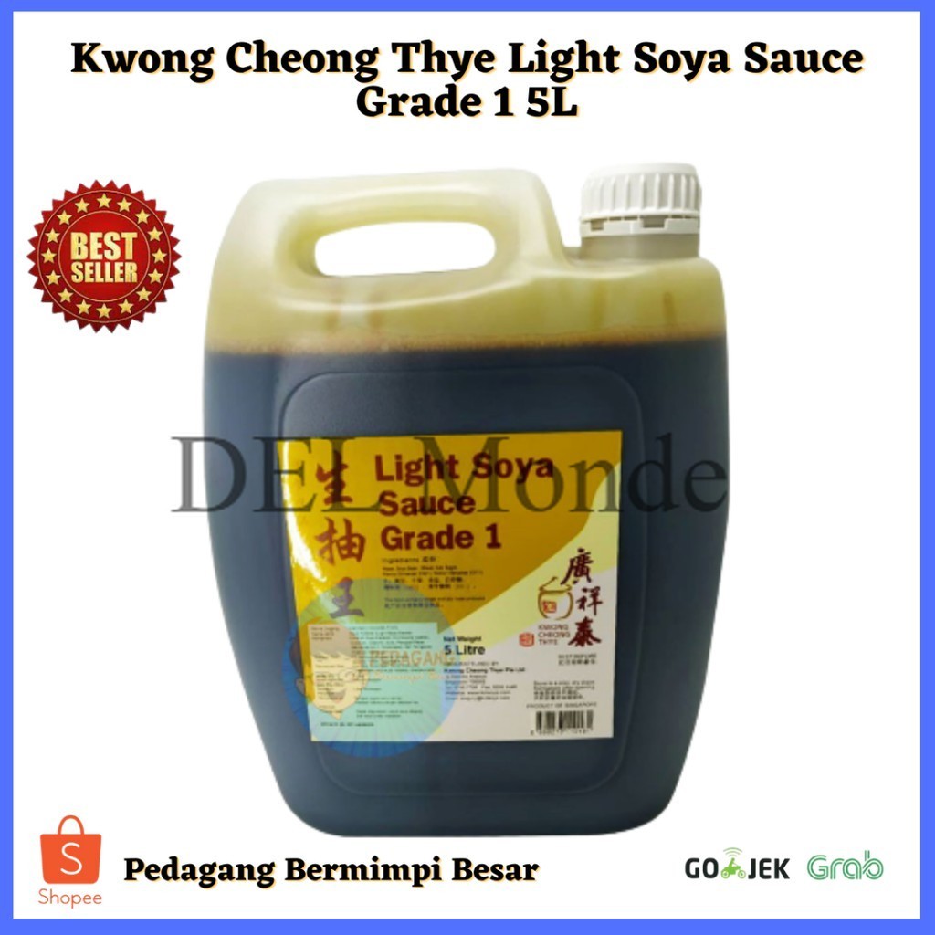

PromoKwong Cheong Thye Light Soya Sauce Grade 1 5L | Light Soy Sauce