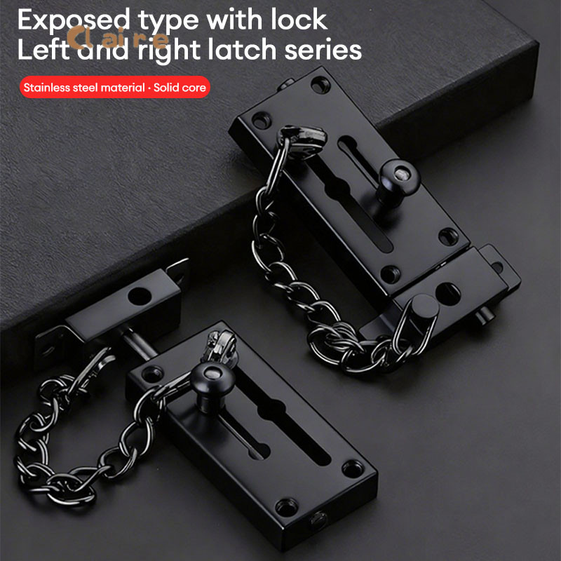 304 Stainless Steel Grendel Rantai | Kunci Pintu Rantai | Grendel Pintu Slot | Kunci Selot | CH