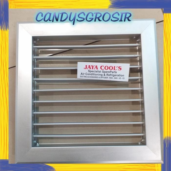 grill ac alumunium 20cmx20cm ducting ac