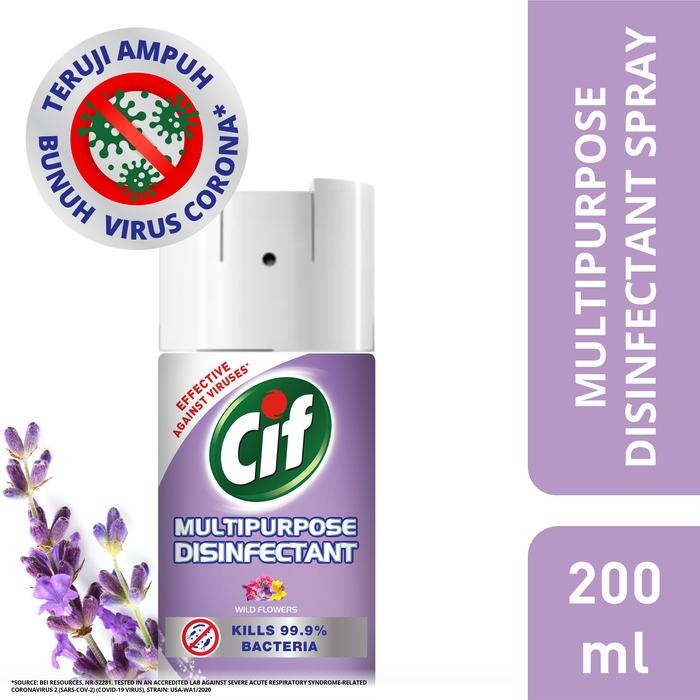 CIF Multipurpose Disinfectant Spray Wild Flowers 200ml