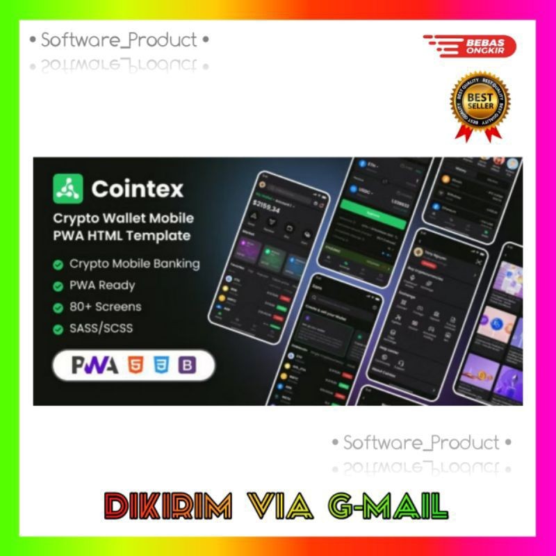 Cointex - Crypto Wallet Mobile PWA HTML Template