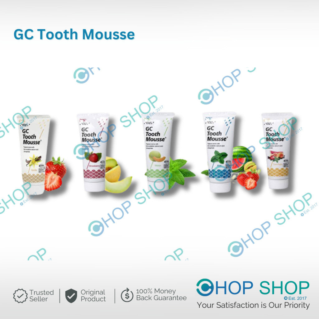 ORIGINAL GC Tooth Mousse Vitamin & Mineral Gigi Balita dan Dewasa - No Fluoride