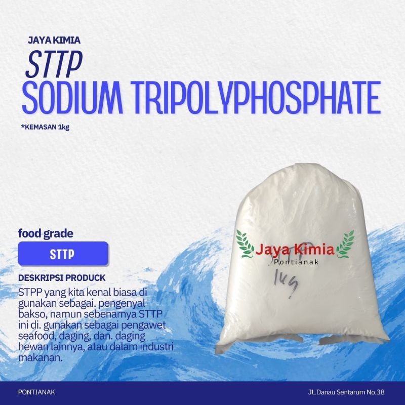 STPP 1KG/STTP pengenyal Bakso/PHOSPATE/kemasan 1 kg