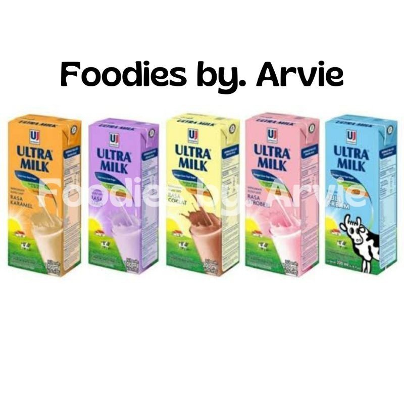 SUSU ULTRA MILK UHT 200ML DUS BISA MIX VARIANT (GROSIR)