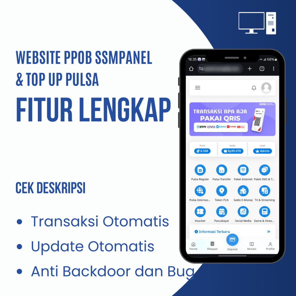 Script Source Code Website TopupVIP Pusat Reseller dan H2H TopUp Game Termurah