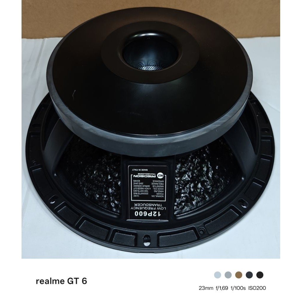 Komponen Speaker / 12 Inch / RCF 12P600 / VC 4 IN / 12 P600 / 97 dB - RMS 1000 Watt